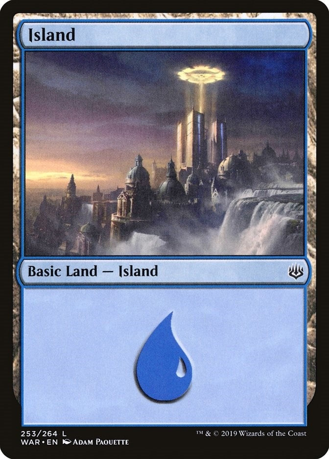 Image for Island (253) (253) (WAR) - Magic: The Gathering