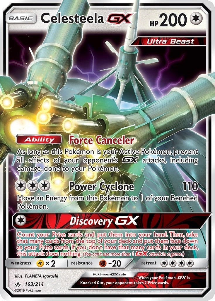 Image for Celesteela GX (163/214) (SM10) - Pokemon
