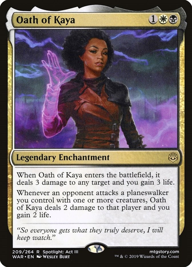 Image for Oath of Kaya (209) - Magic: The Gathering