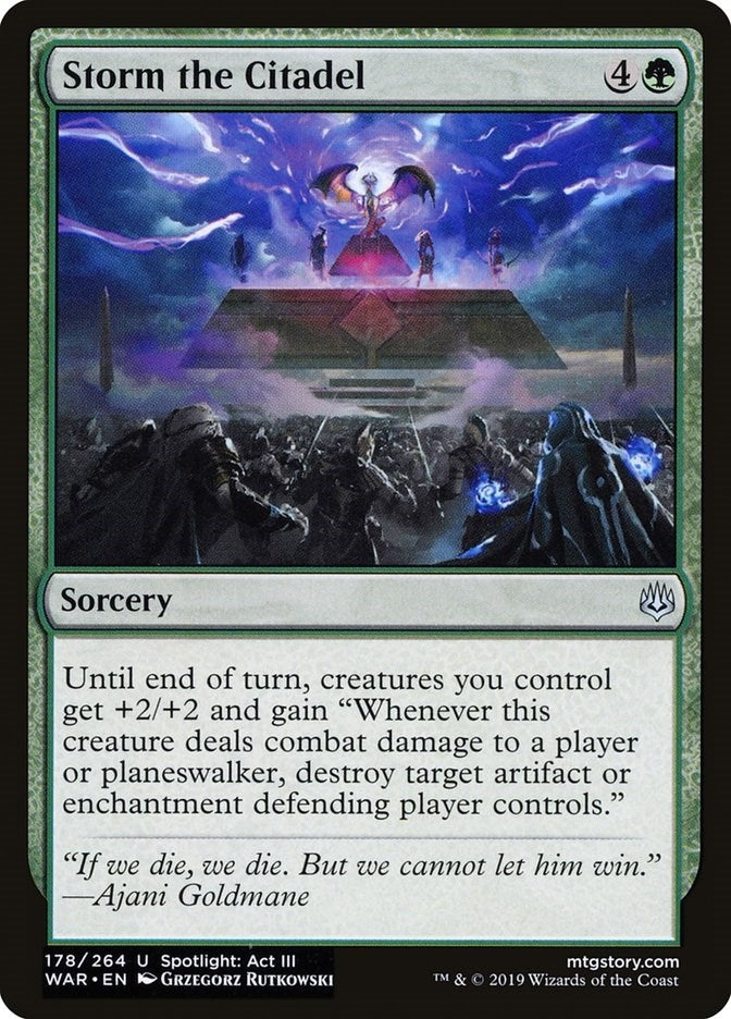 Image for Storm the Citadel (178) (WAR) - Magic: The Gathering
