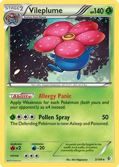 Image for Vileplume - 3/149 (BW Boundaries Crossed) (003/149) (PR) - Pokemon