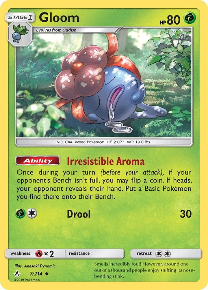 Image for Gloom (7/214) (SM10) - Pokemon