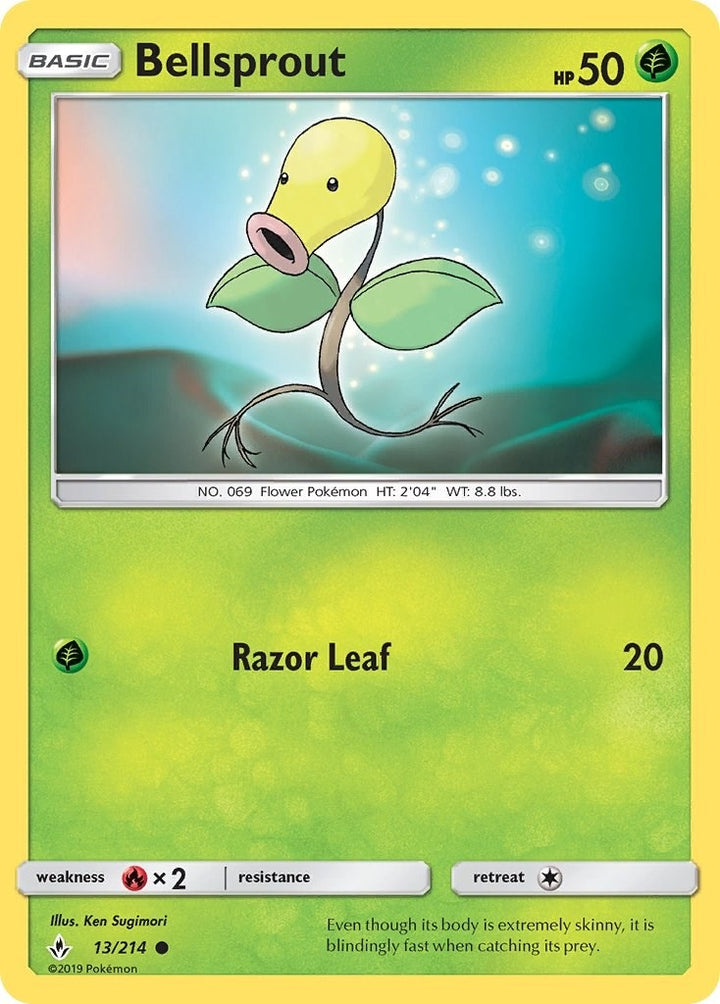 Image for Bellsprout (13/214) (SM10) - Pokemon