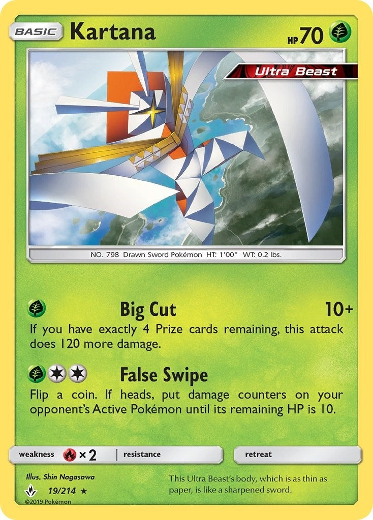 Image for Kartana (19/214) (SM10) - Pokemon