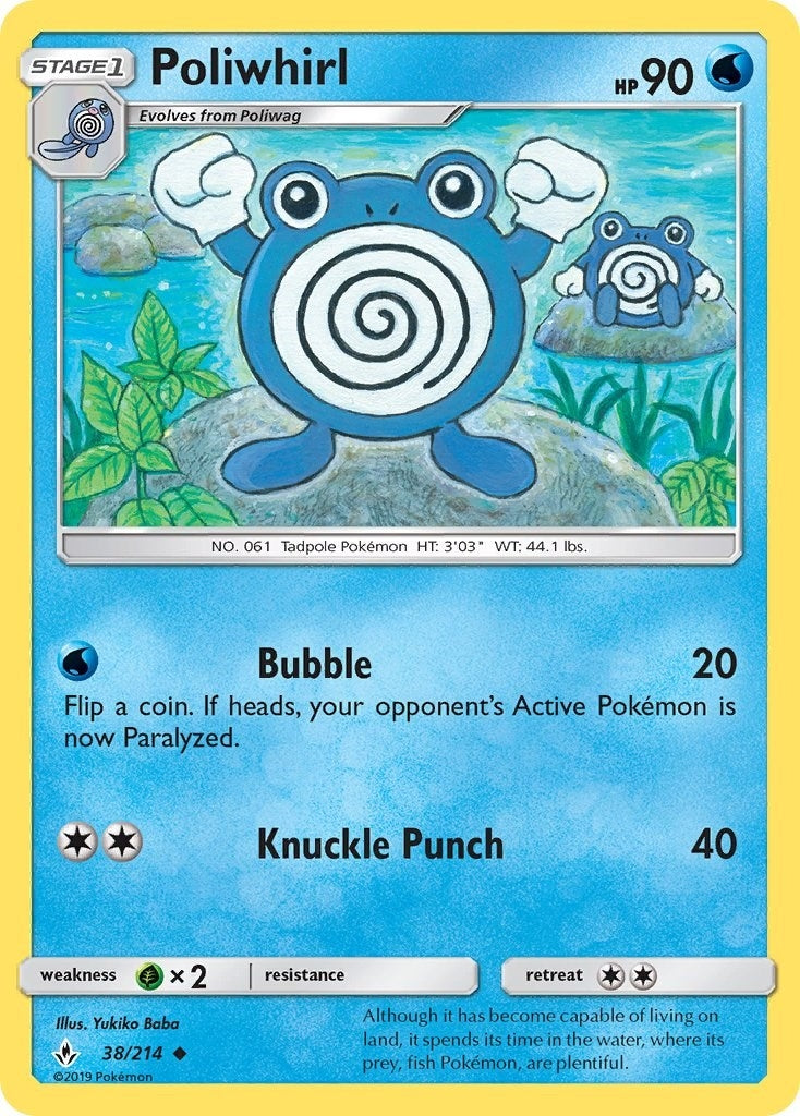 Image for Poliwhirl (38/214) (SM10) - Pokemon