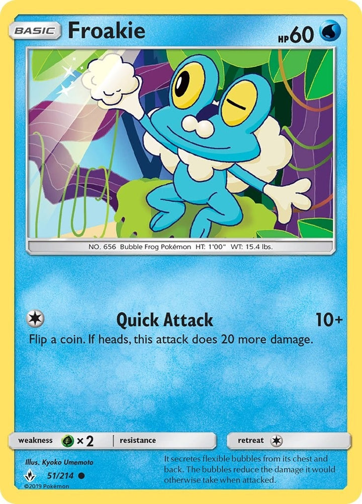 Image for Froakie (51/214) (SM10) - Pokemon