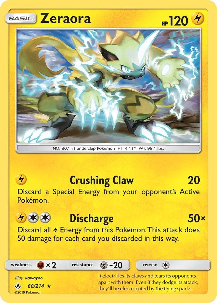 Image for Zeraora (60/214) (SM10) - Pokemon
