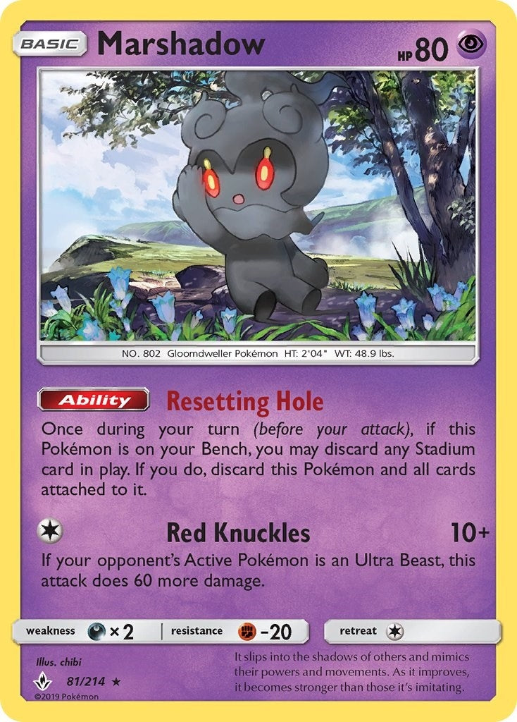 Image for Marshadow (81/214) (SM10) - Pokemon