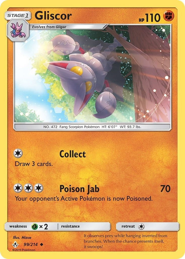 Image for Gliscor (99/214) (SM10) - Pokemon
