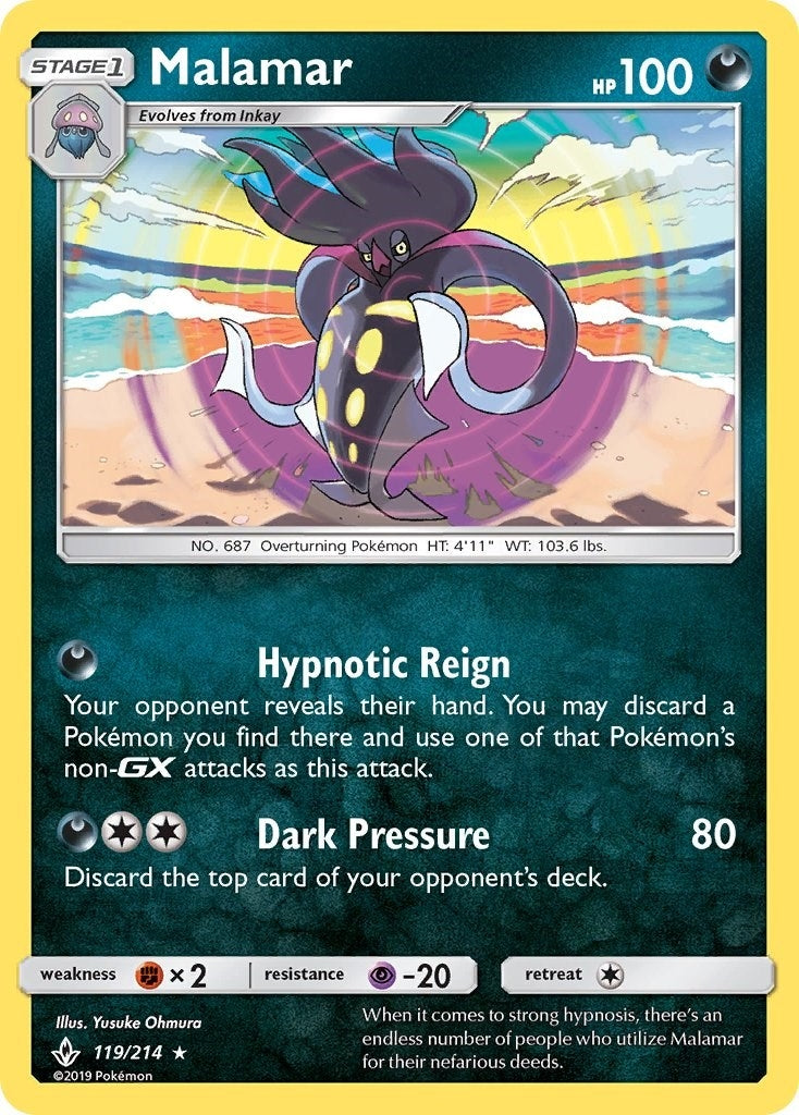 Image for Malamar (119/214) (SM10) - Pokemon