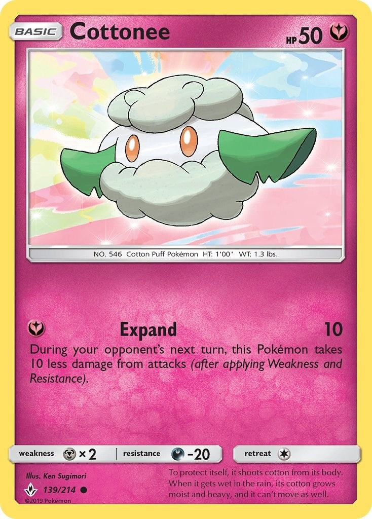 Image for Cottonee (139/214) (SM10) - Pokemon