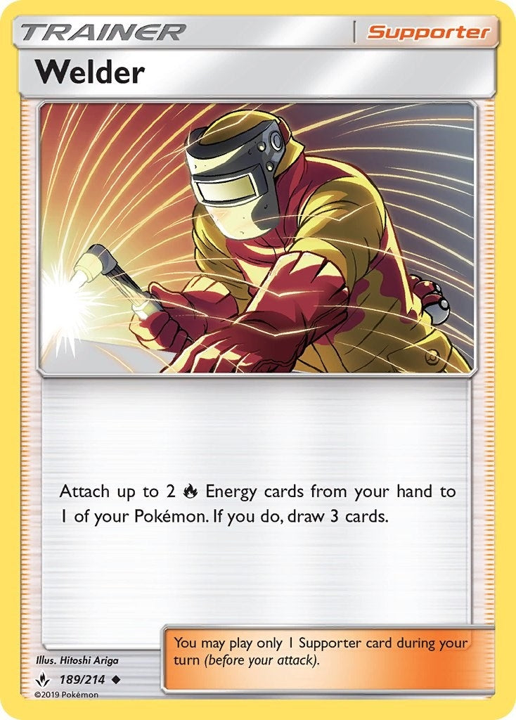 Image for Welder (189/214) (SM10) - Pokemon