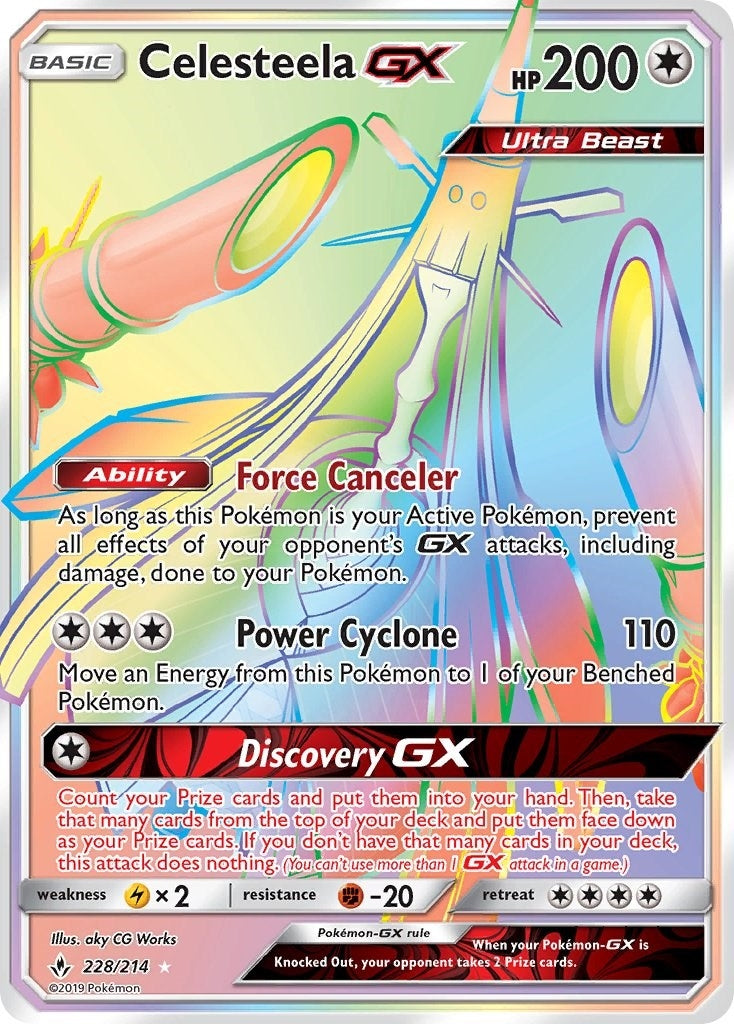 Image for Celesteela GX (Secret) (228/214) (SM10) - Pokemon