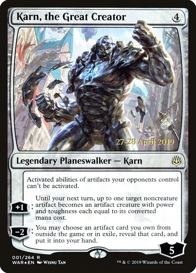 Image for Karn, the Great Creator (1) - Magic: The Gathering