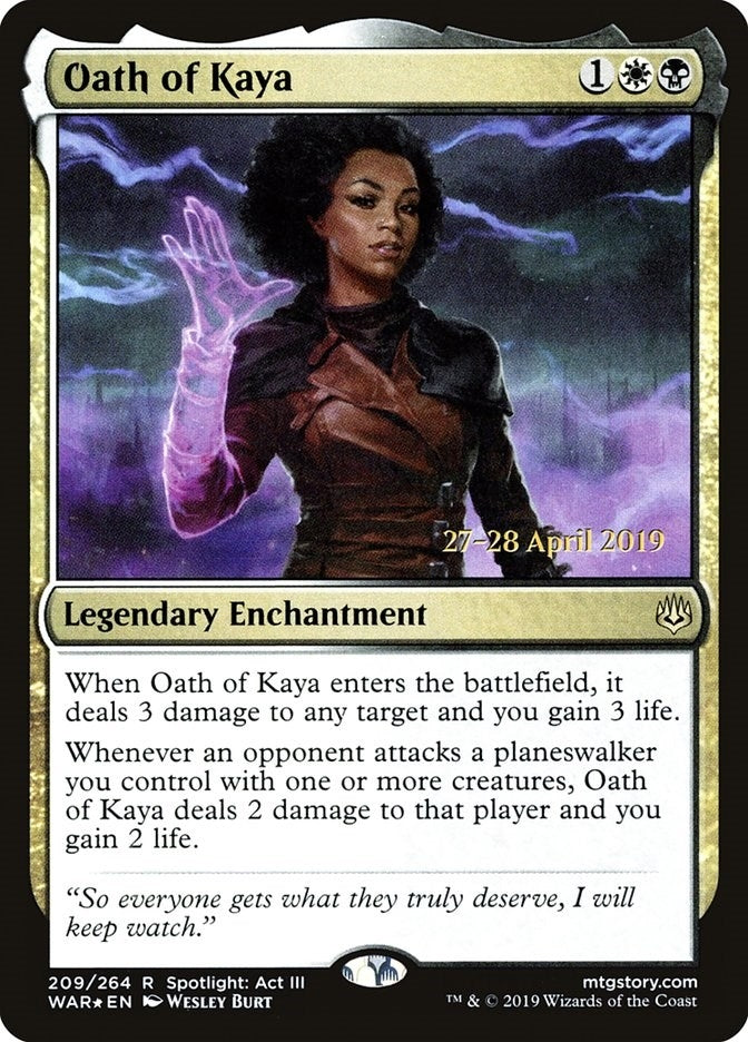 Image for Oath of Kaya (209) - Magic: The Gathering
