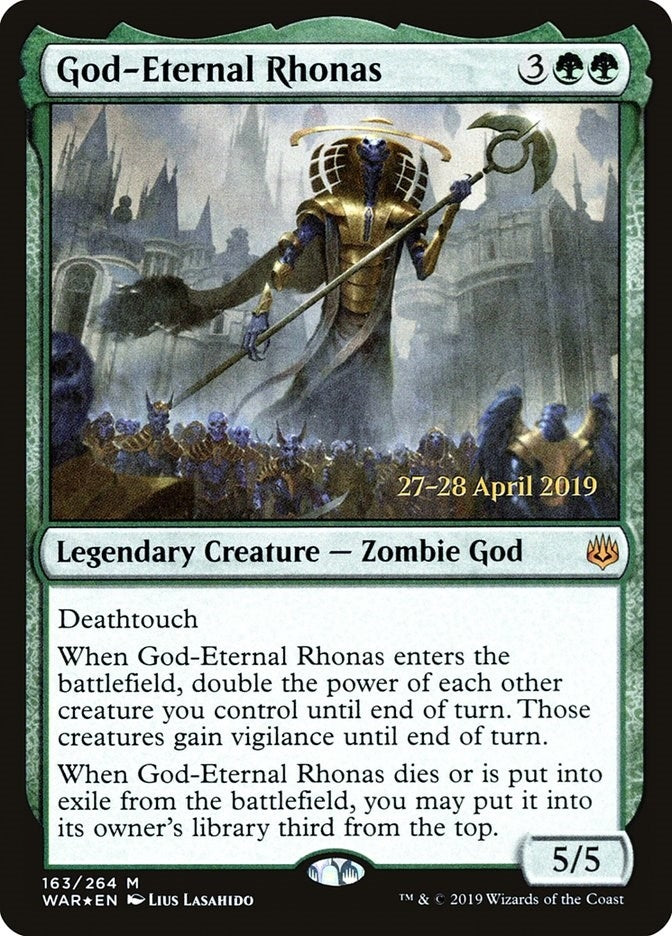 Image for God-Eternal Rhonas (163) - Magic: The Gathering