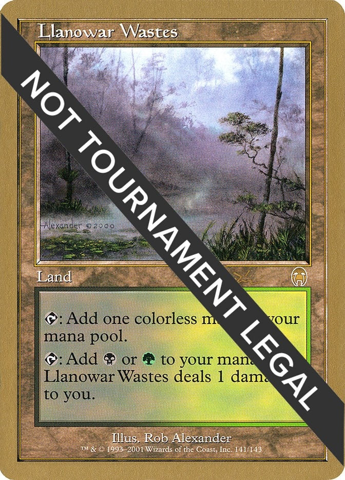 Image for Llanowar Wastes - 2001 Jan Tomcani (APC) - Magic: The Gathering