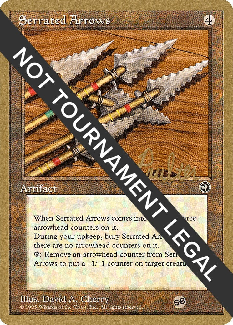 Image for Serrated Arrows - 1996 Preston Poulter (HML) (SB) (WCD) - Magic: The Gathering