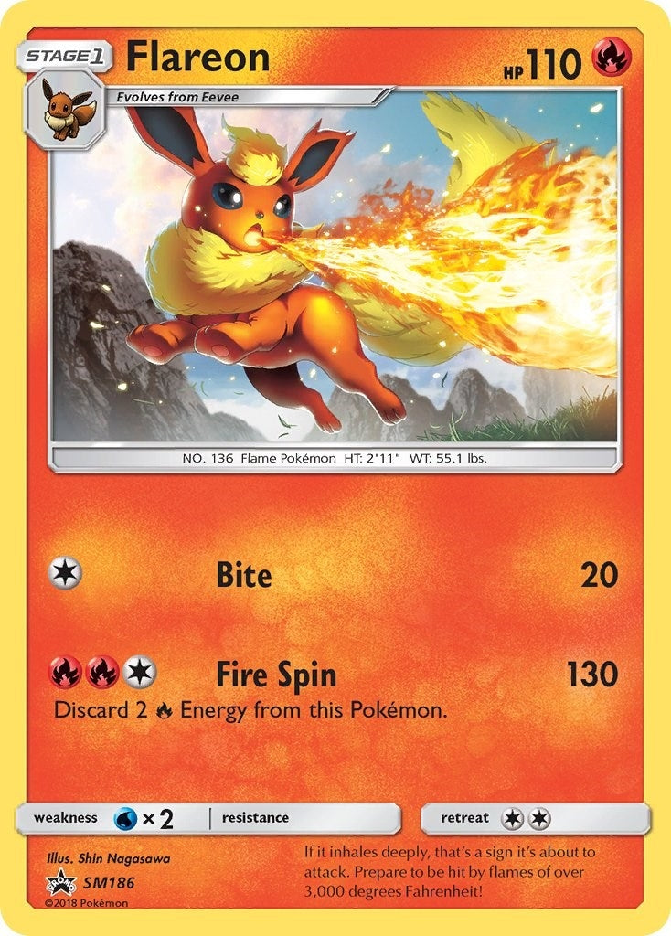 Image for Flareon - SM186 (Let's Play, Eevee!) (SM186) (SMP) - Pokemon