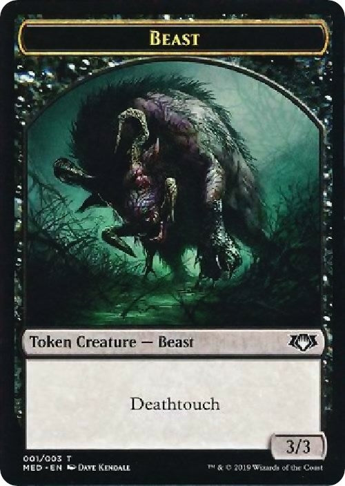 Image for Beast Token (1) - Magic: The Gathering