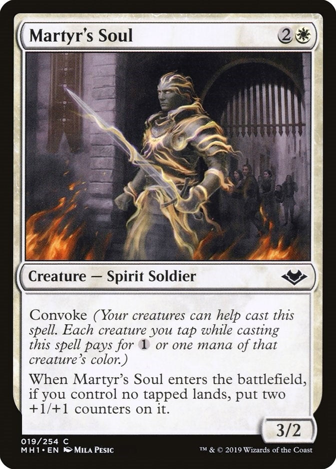 Image for Martyr's Soul (19) - Magic: The Gathering
