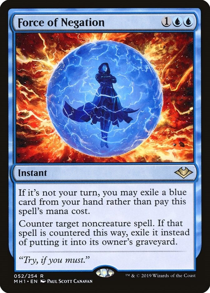 Image for Force of Negation (52) (MH1) - Magic: The Gathering