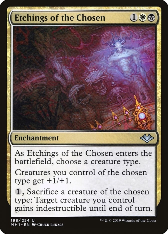 Image for Etchings of the Chosen (198) - Magic: The Gathering