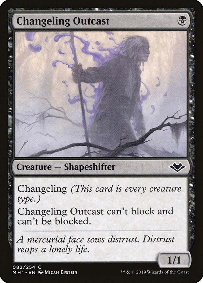 Image for Changeling Outcast (82) - Magic: The Gathering