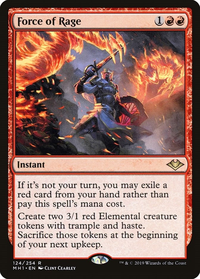 Image for Force of Rage (124) - Magic: The Gathering