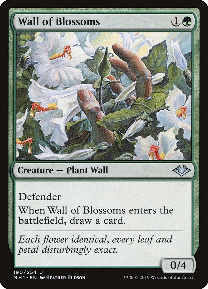 Image for Wall of Blossoms (190) - Magic: The Gathering