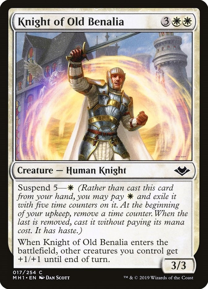 Image for Knight of Old Benalia (17) - Magic: The Gathering