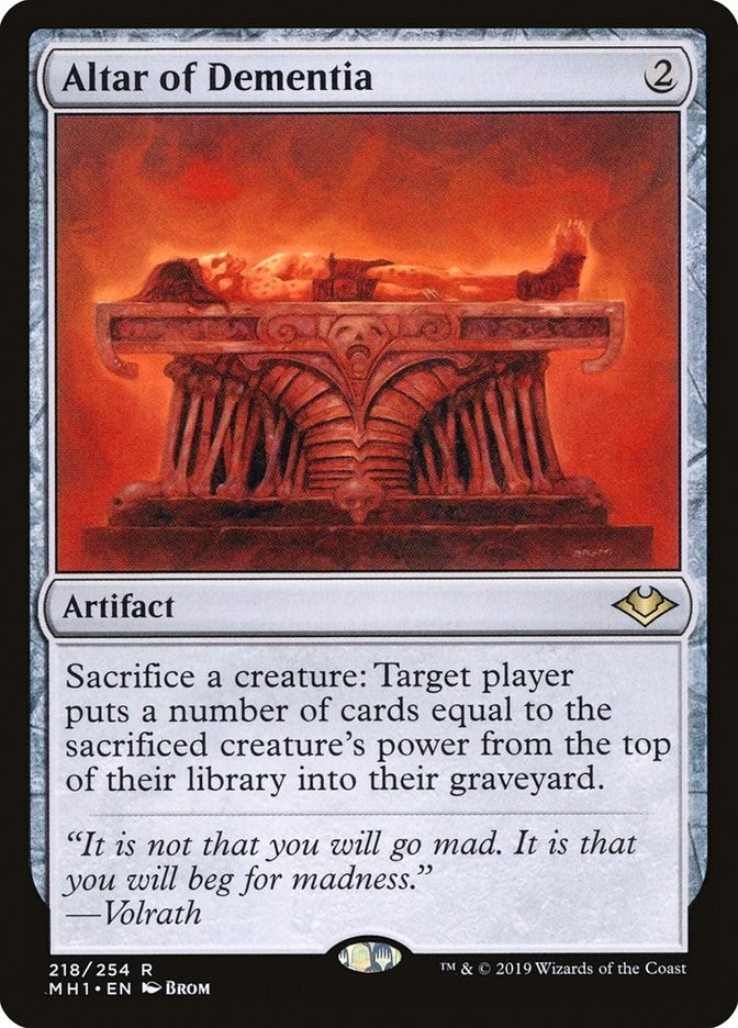 Image for Altar of Dementia (218) (MH1) - Magic: The Gathering