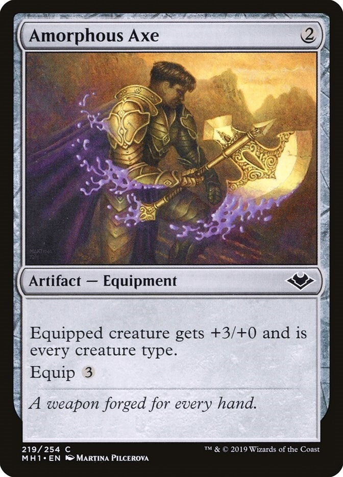 Image for Amorphous Axe (219) (MH1) - Magic: The Gathering
