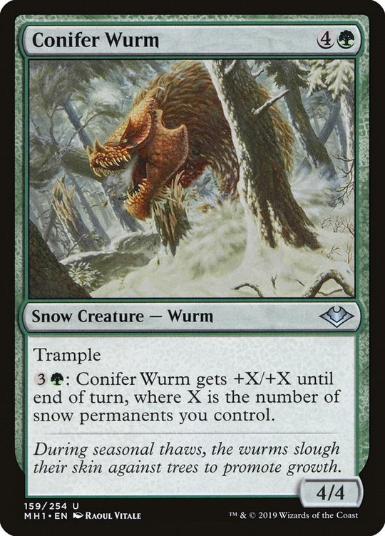 Image for Conifer Wurm (159) (MH1) - Magic: The Gathering