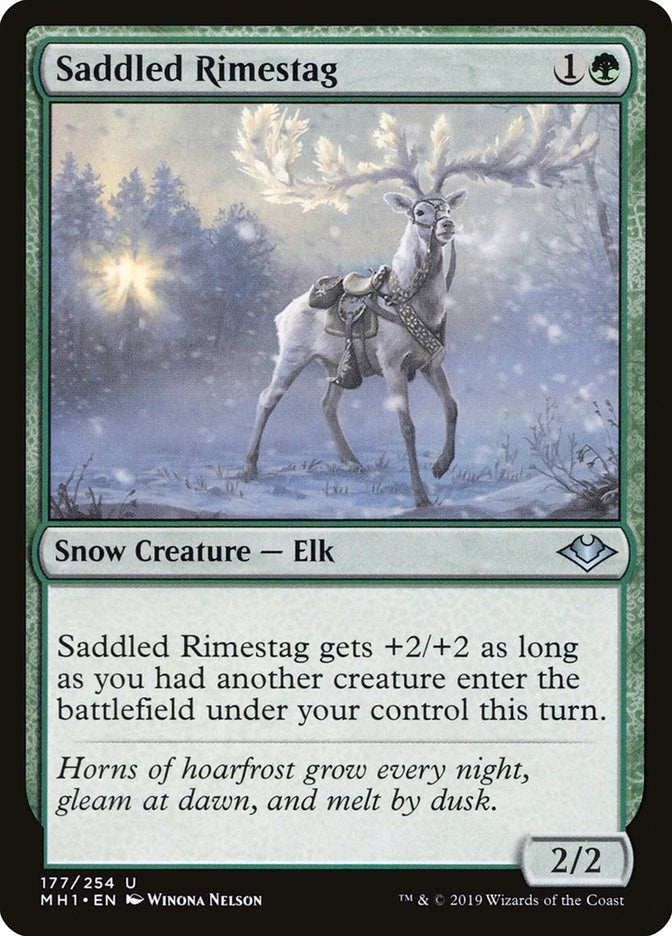 Image for Saddled Rimestag (177) - Magic: The Gathering