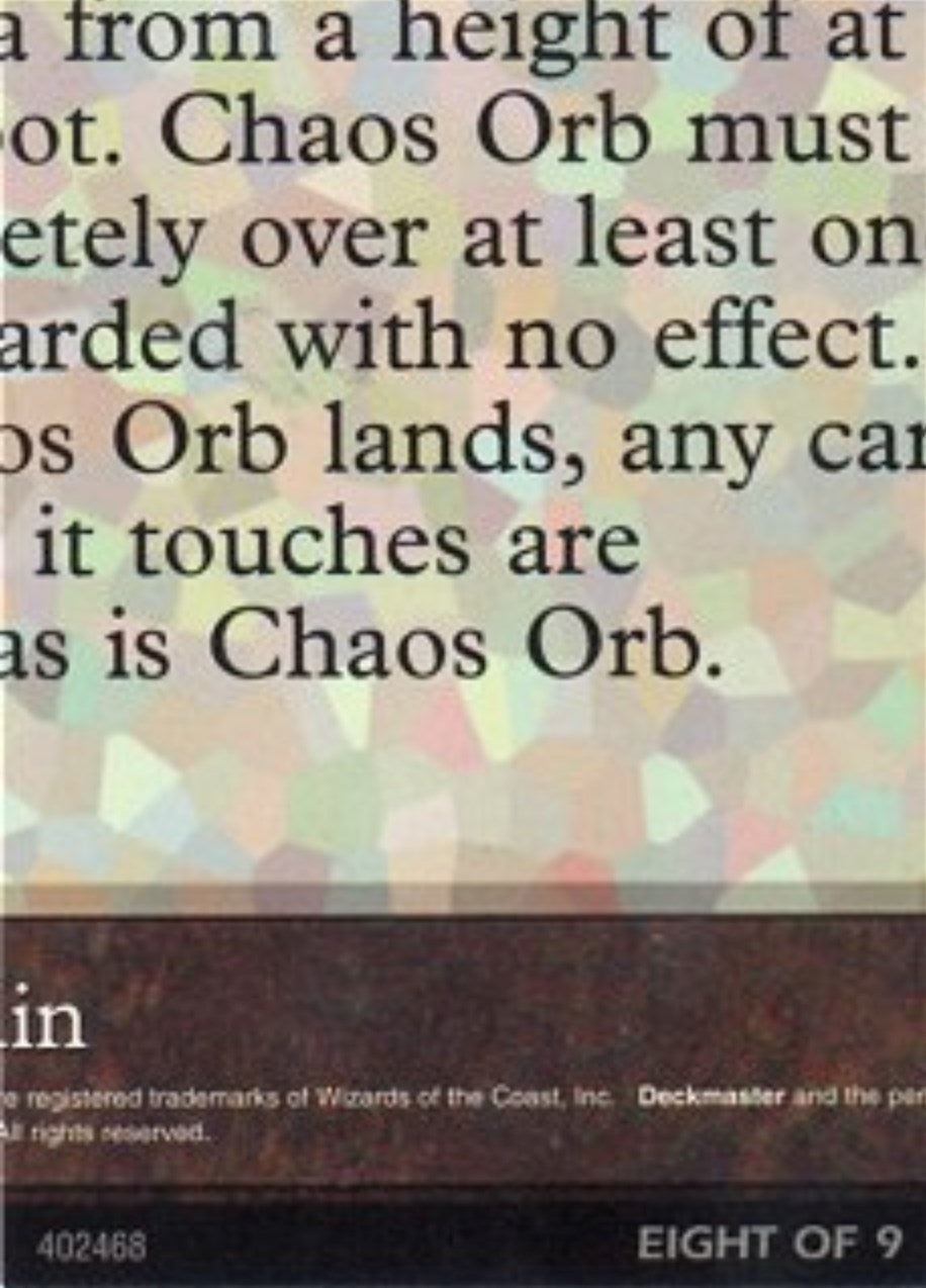 Image for Chaos Orb (8 of 9) (Ultra Pro Puzzle Quest) (1) - Magic: The Gathering