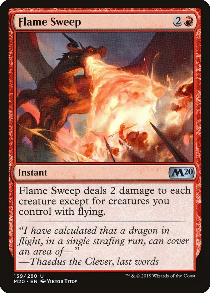 Image for Flame Sweep (139) - Magic: The Gathering