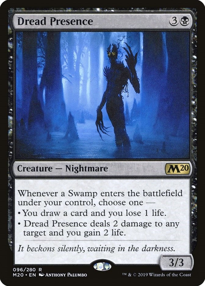 Image for Dread Presence (96) - Magic: The Gathering