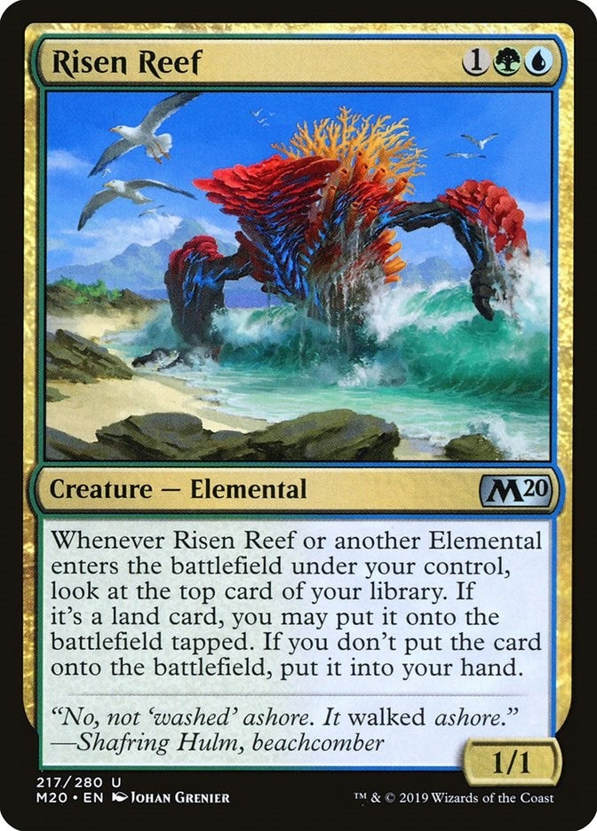 Image for Risen Reef (217) - Magic: The Gathering