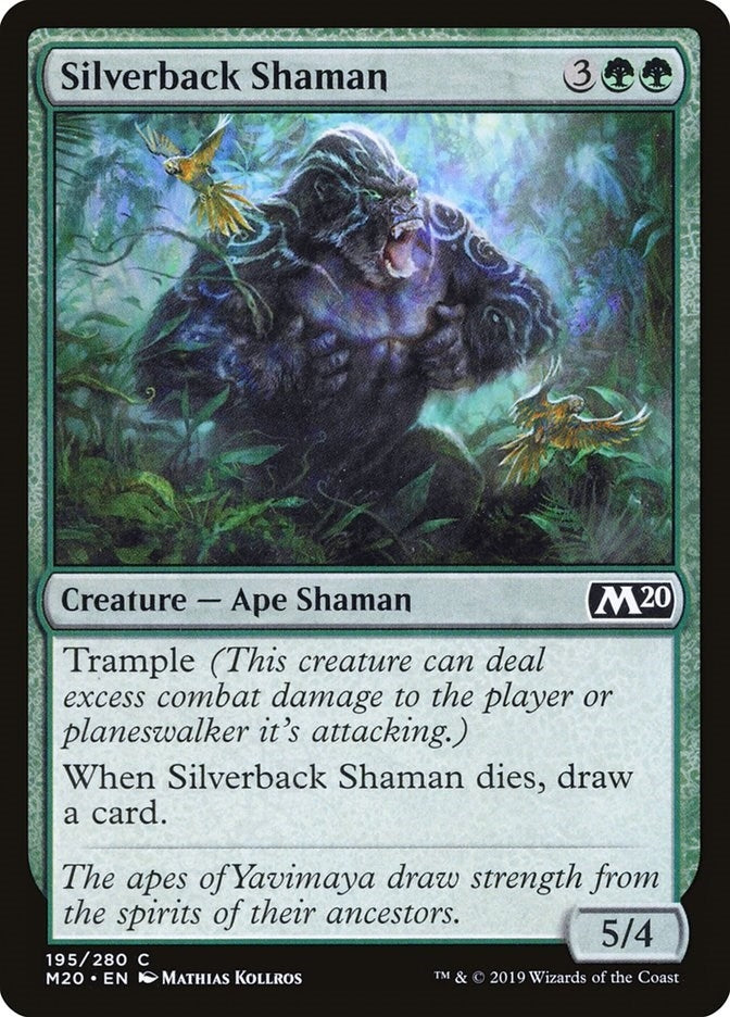 Image for Silverback Shaman (195) - Magic: The Gathering