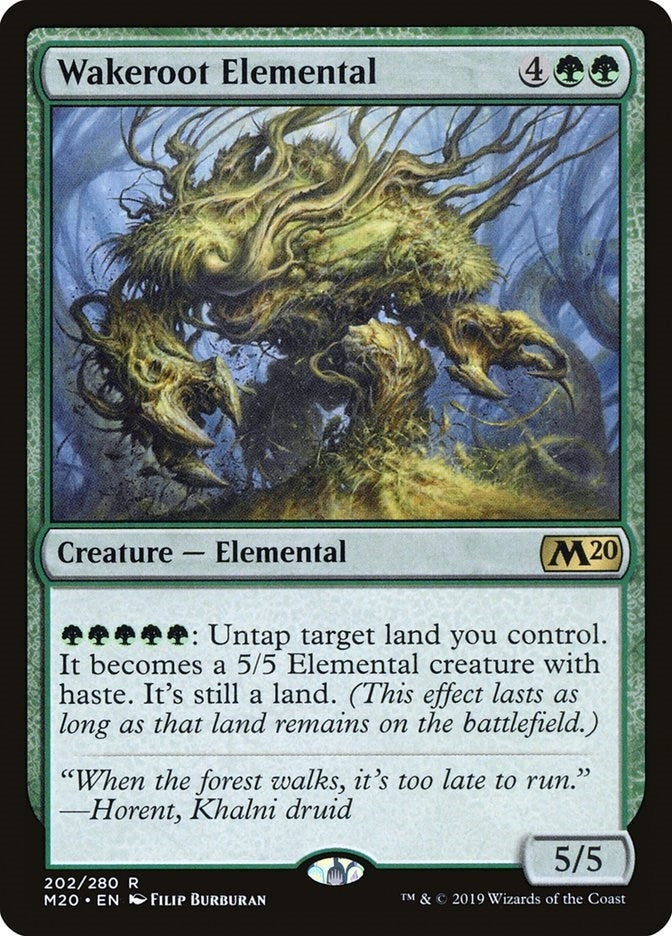 Image for Wakeroot Elemental (202) - Magic: The Gathering