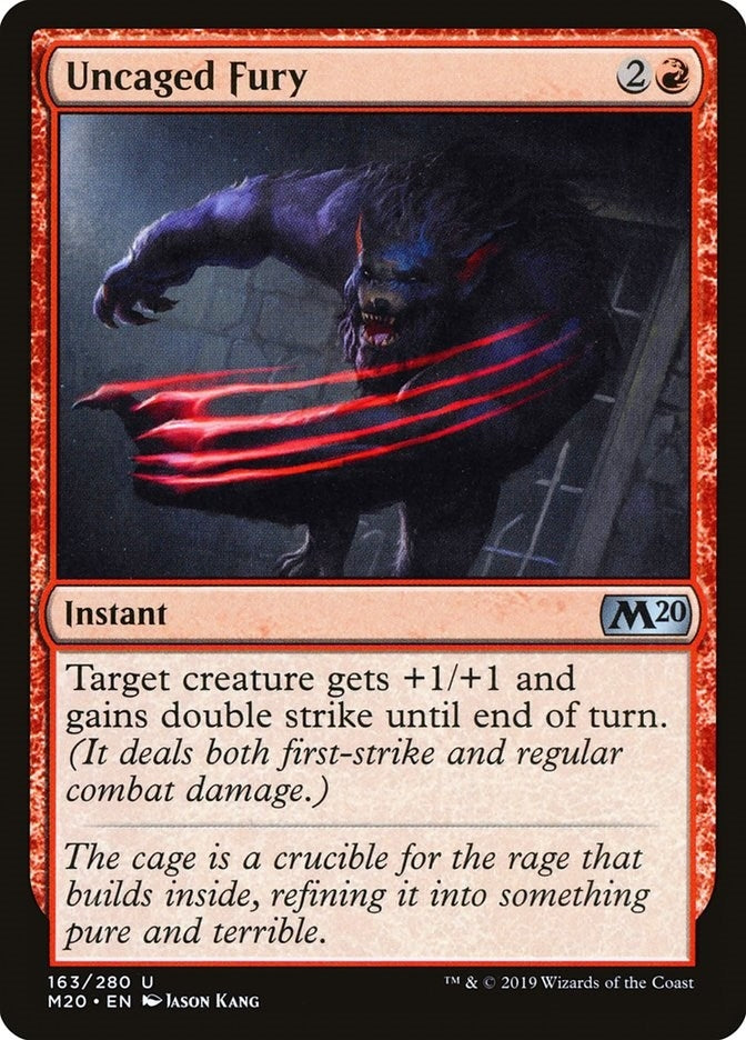 Image for Uncaged Fury (163) - Magic: The Gathering