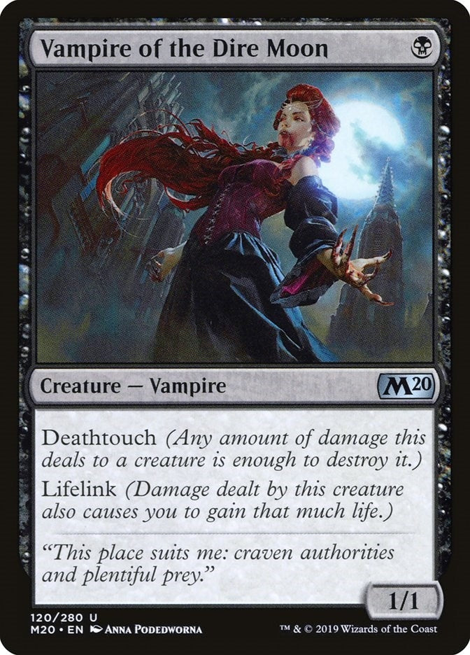 Image for Vampire of the Dire Moon (120) - Magic: The Gathering