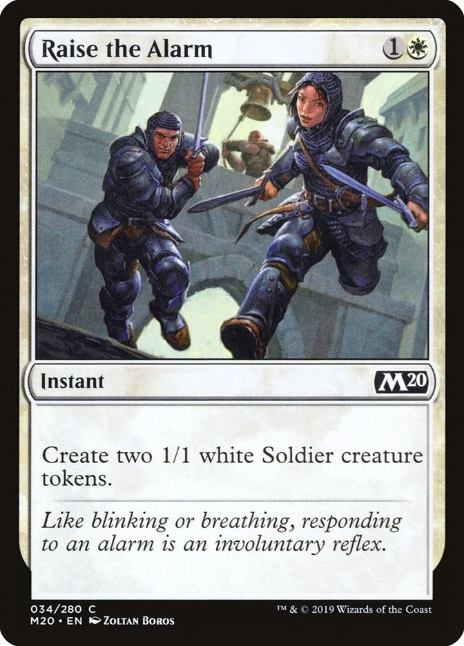 Image for Raise the Alarm (34) - Magic: The Gathering