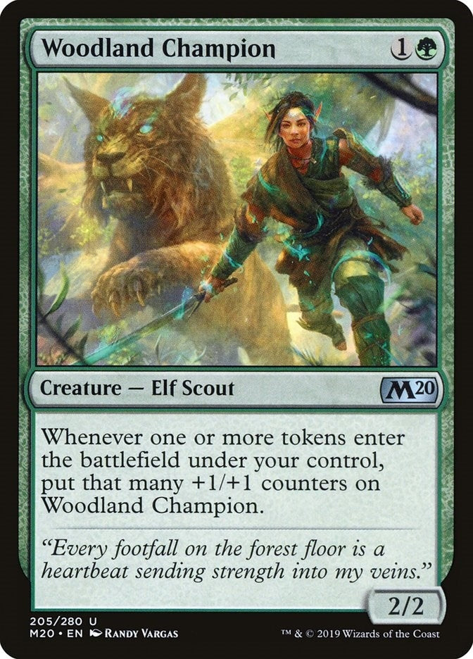 Image for Woodland Champion (205) - Magic: The Gathering