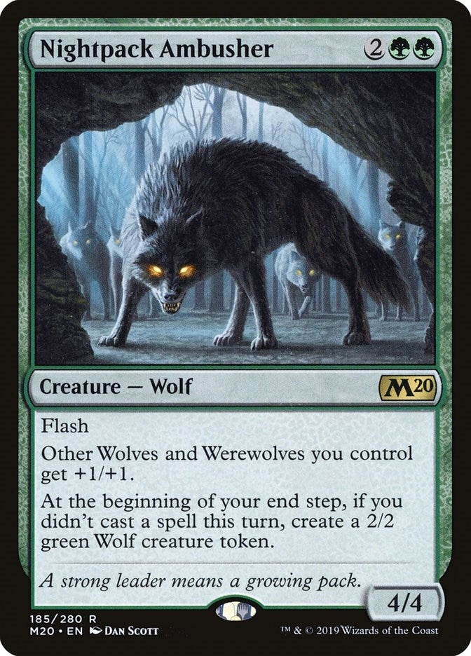 Image for Nightpack Ambusher (185) - Magic: The Gathering