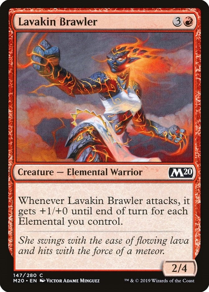 Image for Lavakin Brawler (147) - Magic: The Gathering