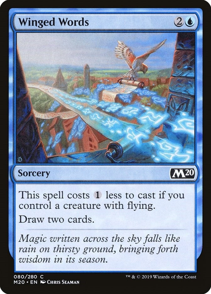 Image for Winged Words (80) - Magic: The Gathering