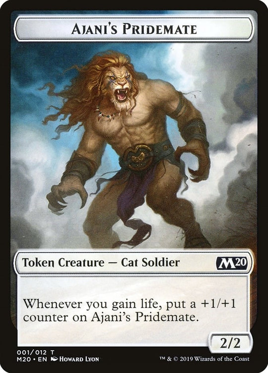 Image for Ajani's Pridemate Token (1) (M20) - Magic: The Gathering