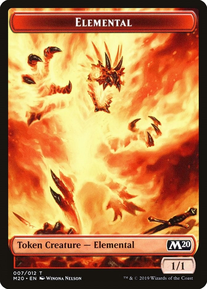 Image for Elemental Token (7) - Magic: The Gathering